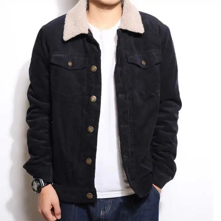 Custom OEM High Quality Mens Winter Coats Sherpa Warm Thick Outwear Plus Size Jackets Cool Man Quilted Jacket