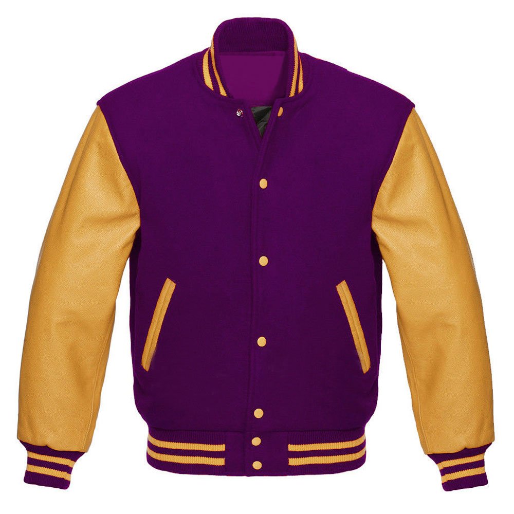 High Quality Wool Varsity Bomber Jacket Men Custom Baseball Letterman Breathable Heated Stand Collar Hooded Feature Pattern