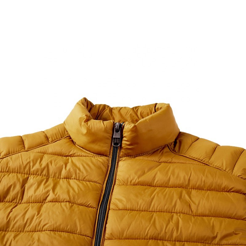 Wholesale Men's down Alternative Quilted Jacket Lightweight & Warm Nylon Windbreaker Coat Packable Insulation