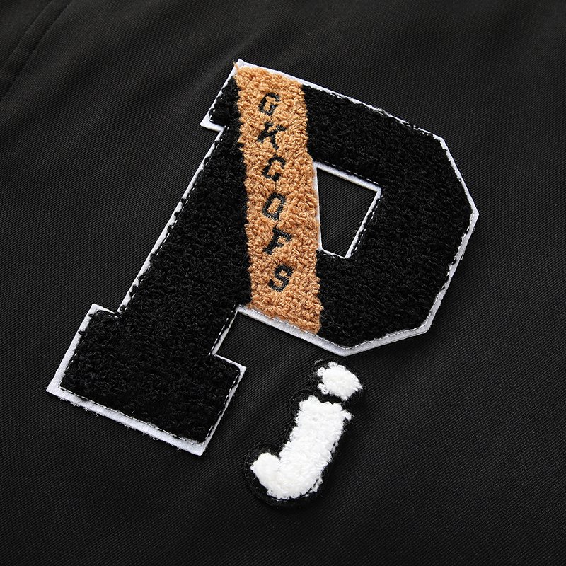High Quality Wholesale Custom Chenille Embroidery Logo Men's Jacket Casual Preppy Style College Baseball Jacket For Men