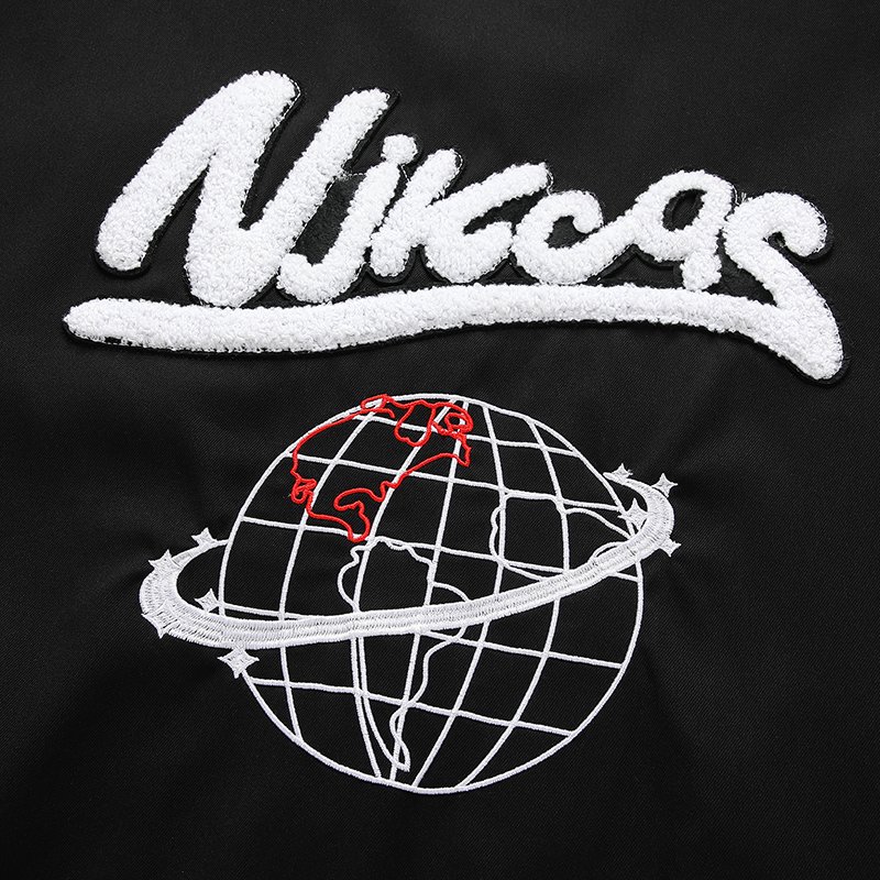 High Quality Wholesale Custom Chenille Embroidery Logo Men's Jacket Casual Preppy Style College Baseball Jacket For Men