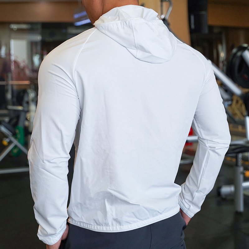 Winter Slim-Fit Training Gym Running Plus Size Jackets Men Zip Up Work Pullover Sports Jacket