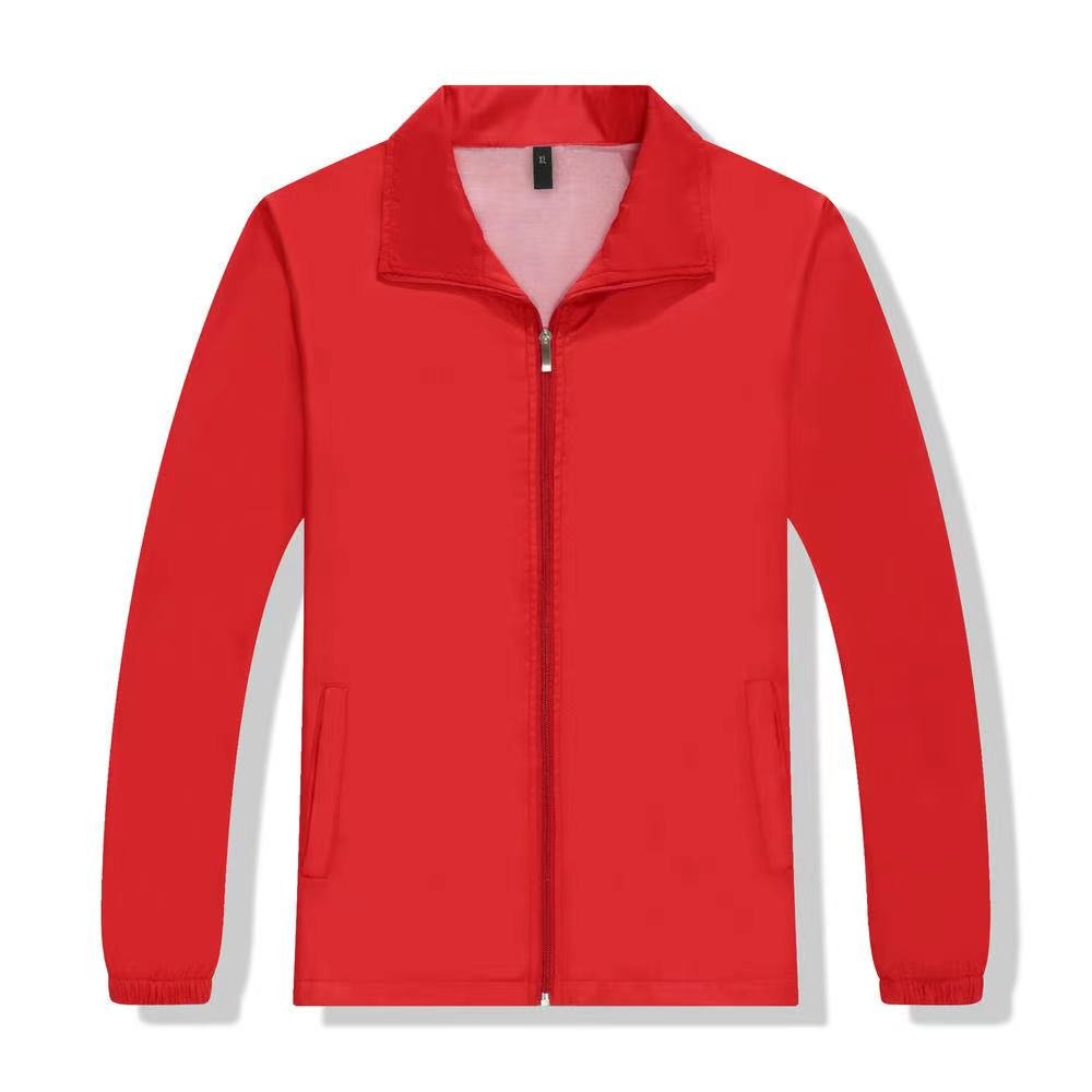 Customized micro label OEM logo men's quick drying coat women's coat windbreaker jacket long sleeve advertising company logo