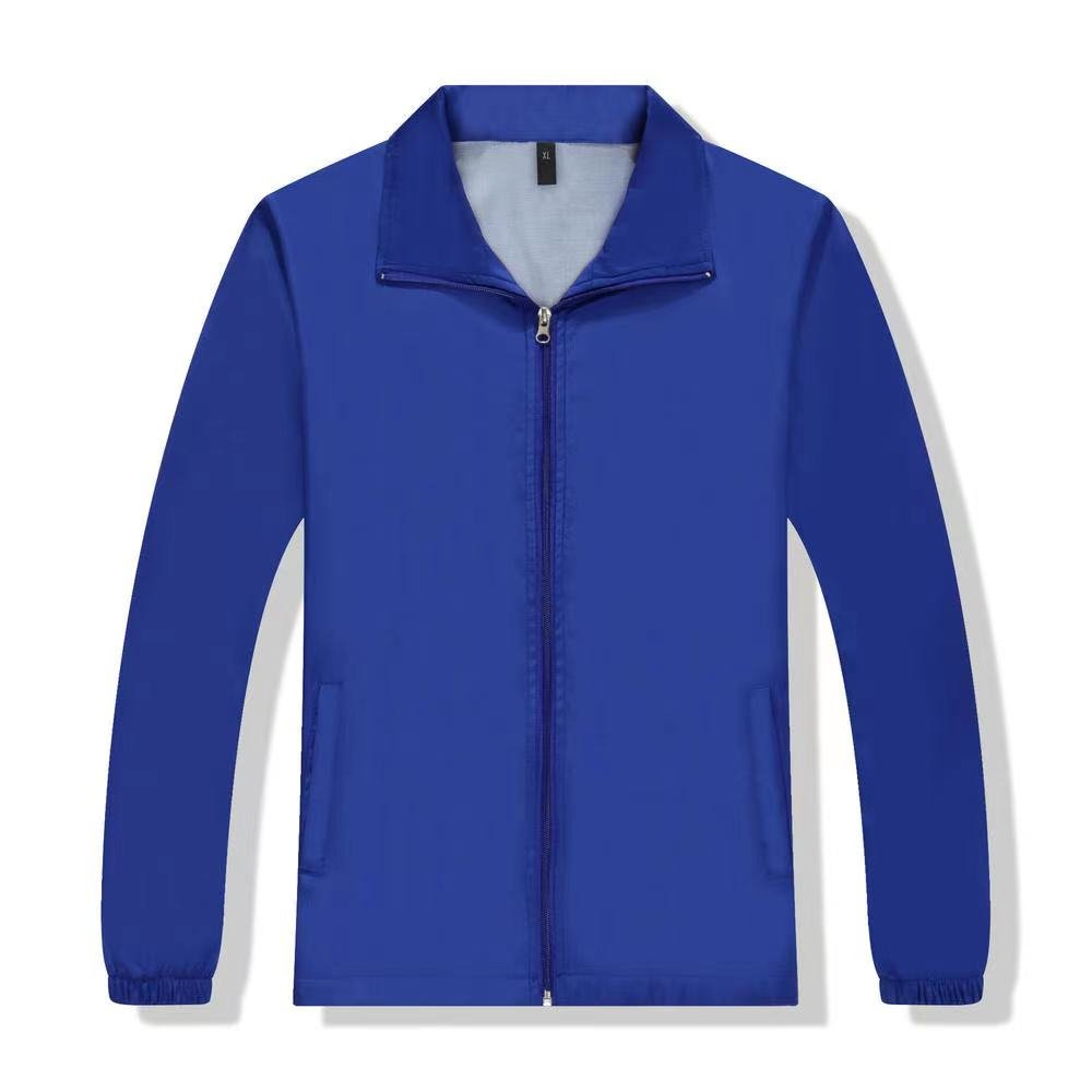 Customized micro label OEM logo men's quick drying coat women's coat windbreaker jacket long sleeve advertising company logo