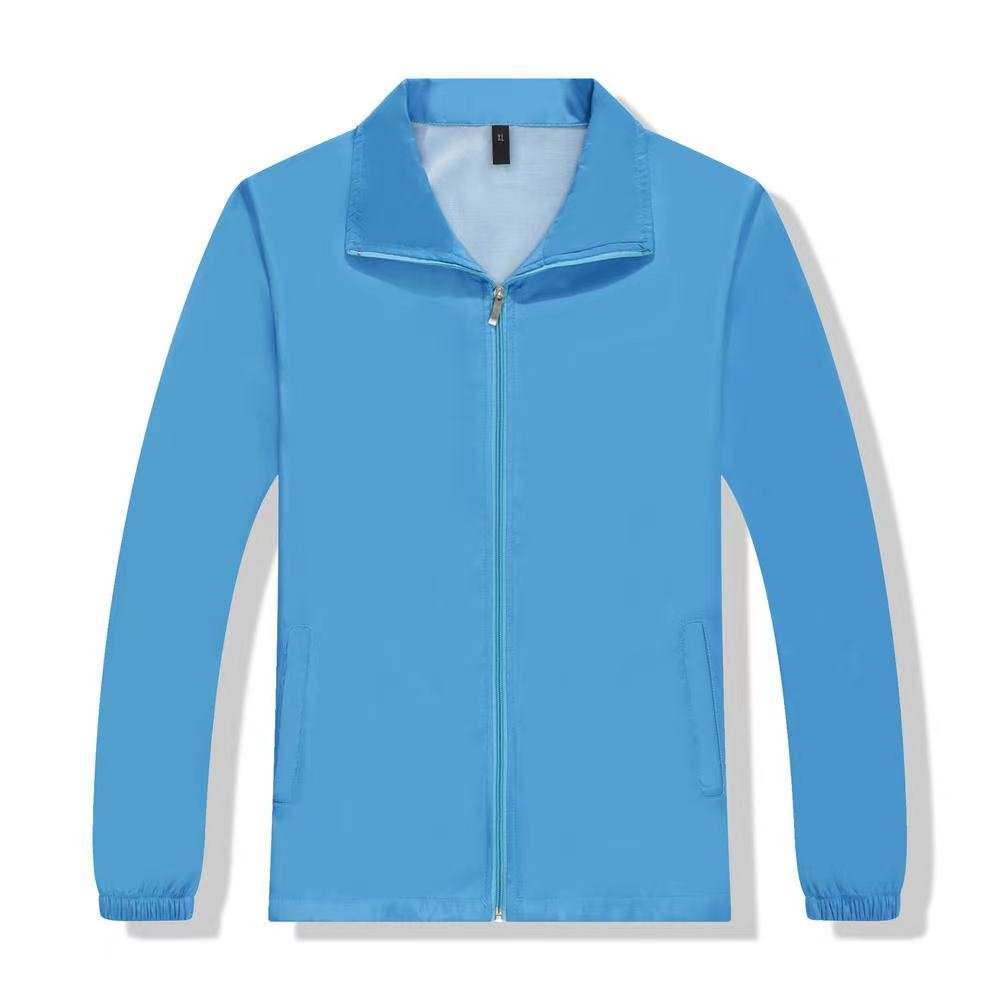 Customized micro label OEM logo men's quick drying coat women's coat windbreaker jacket long sleeve advertising company logo