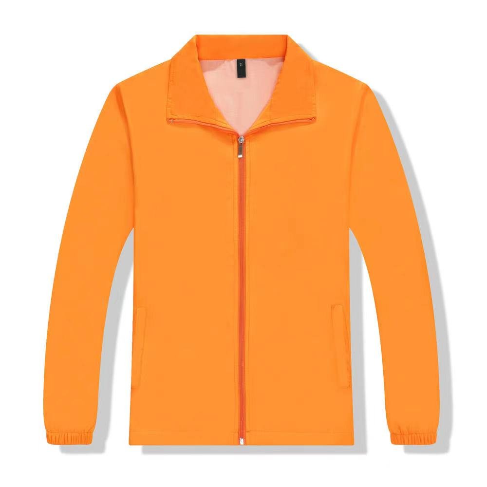 Customized micro label OEM logo men's quick drying coat women's coat windbreaker jacket long sleeve advertising company logo