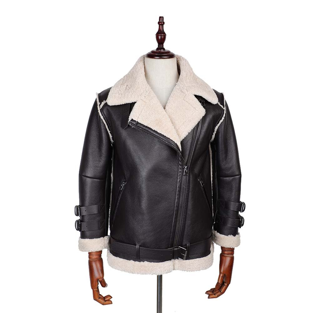 Streetwear Motorcycle Leather Coats Zip Up Windproof Winter Jackets For Men
