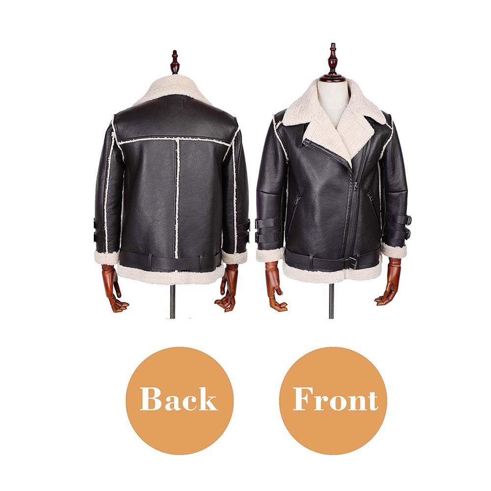Streetwear Motorcycle Leather Coats Zip Up Windproof Winter Jackets For Men