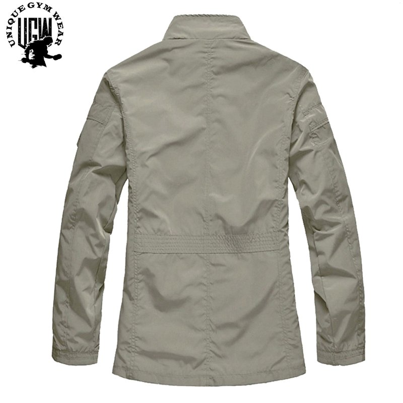 Casual Fashionable Zip Up Jackets Slim Fit Sports Jackets Outdoors Windbreaker For And Men