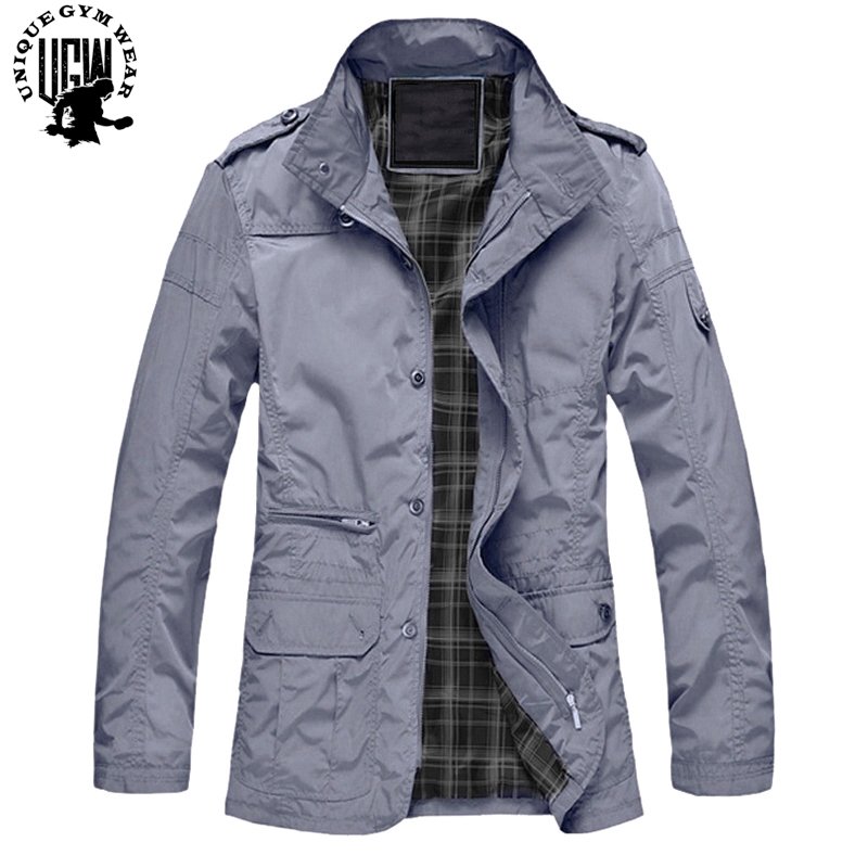 Casual Fashionable Zip Up Jackets Slim Fit Sports Jackets Outdoors Windbreaker For And Men