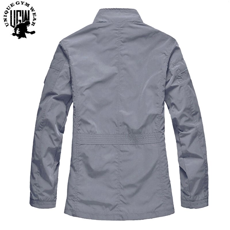 Casual Fashionable Zip Up Jackets Slim Fit Sports Jackets Outdoors Windbreaker For And Men