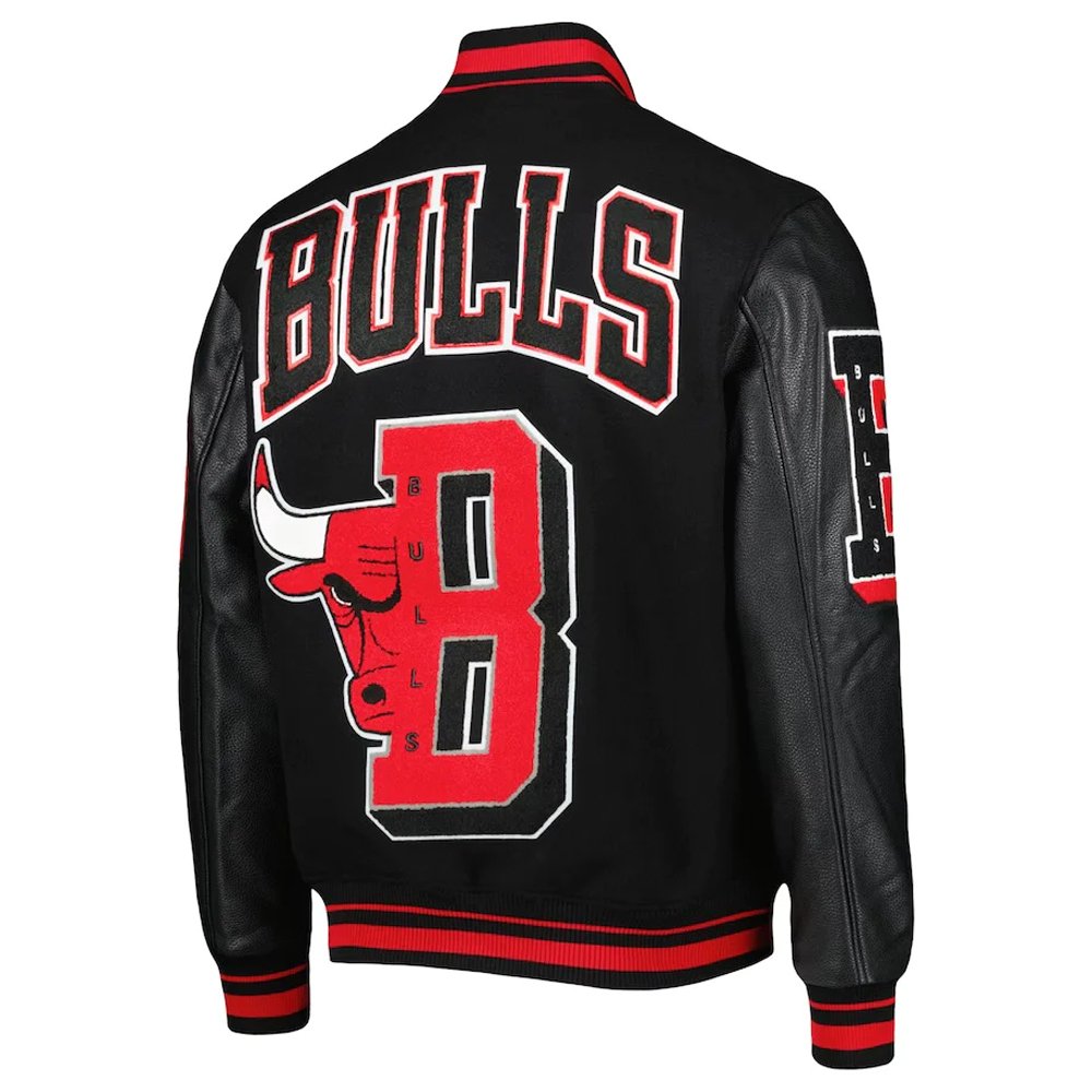 Custom Men's Wool Letterman Real Leather Varsity Jacket Black with Red Color Embroidery Logos Patches and Labels jacket for men
