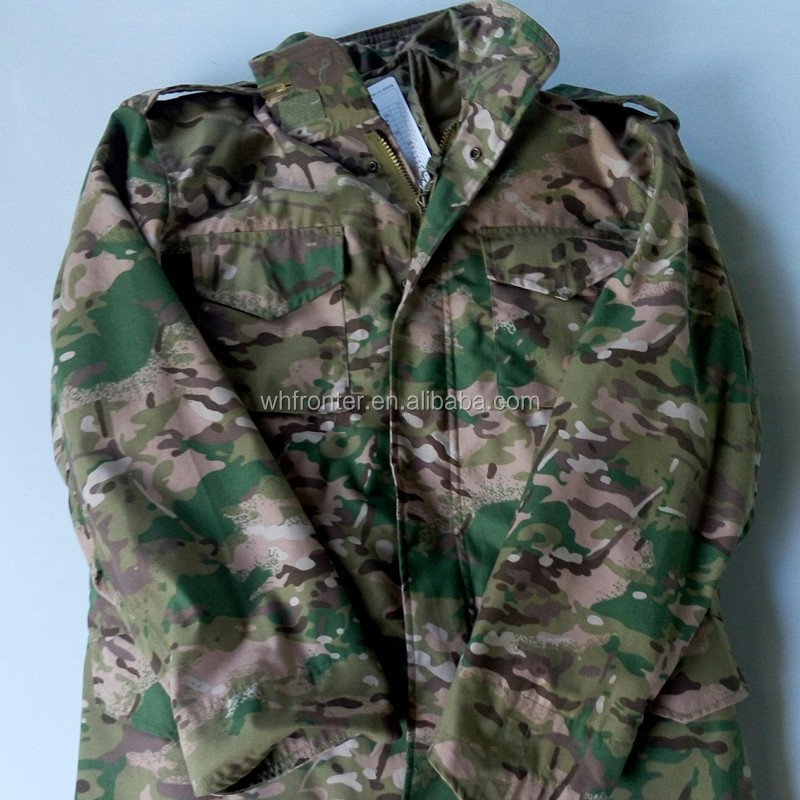 Durable Winter Men's Jacket Keep Warm Uniform Camo Jacket Wholesale M65 Field Jacket