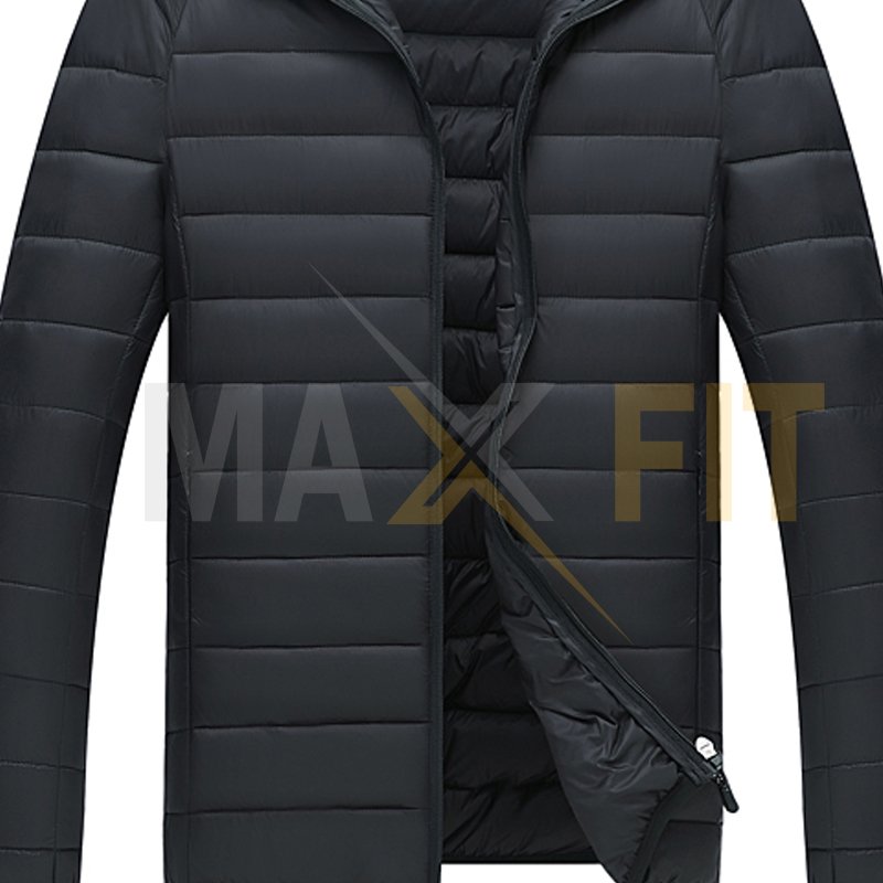 Men Clothing Best Design Customized Custom logo men's fashion winter jacket padded hooded down puffer jacket