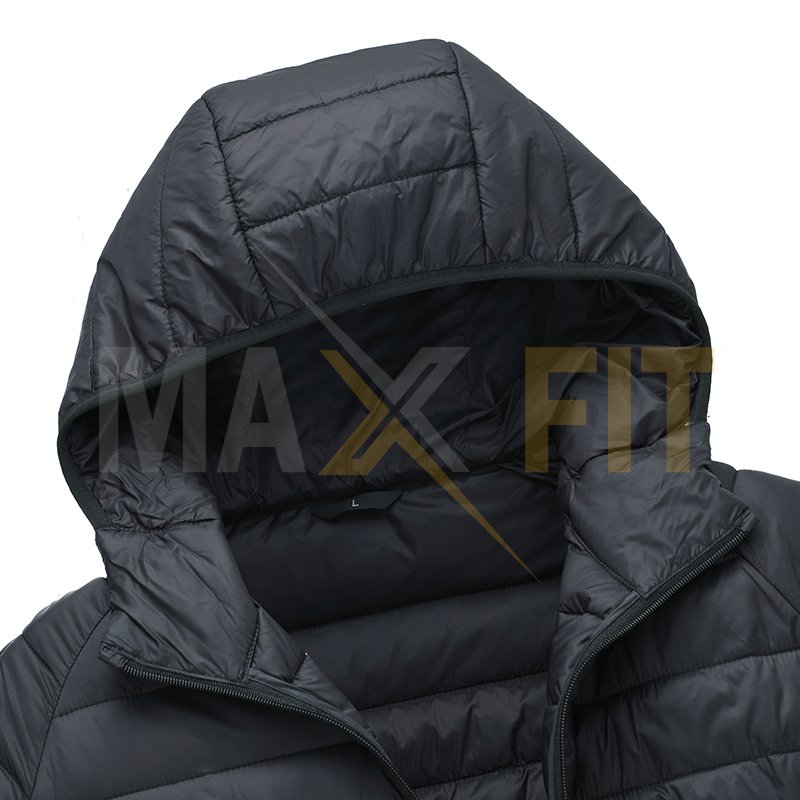 Men Clothing Best Design Customized Custom logo men's fashion winter jacket padded hooded down puffer jacket