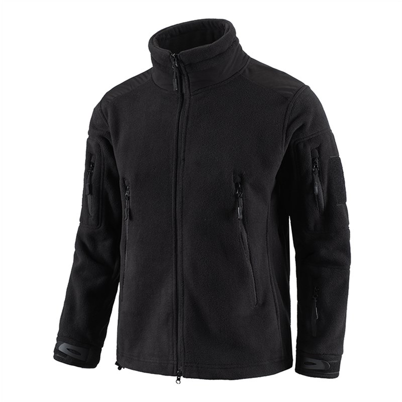 ESDY Men Tactical Winter Thermal Fleece Jacket Soft Shell Hooded Coat for Outdoor Sports Hiking OEM