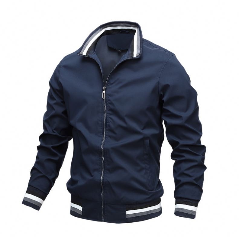Wholesale Spring&Autumn Light Weight Windbreaker Jogging Tennis Golf Men Outdoor Casual Sports Jacket 8230644