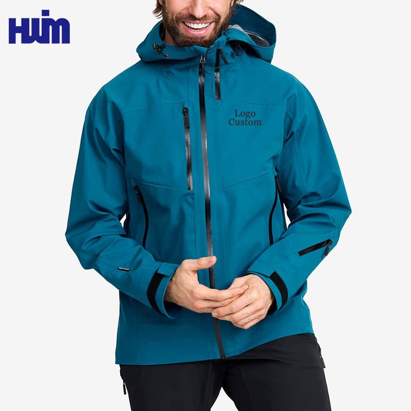 Best Selling Custom Logo High Performance Casual Workwear Full Zip Winter Wind Warm Expedition Men Waterproof Jacket