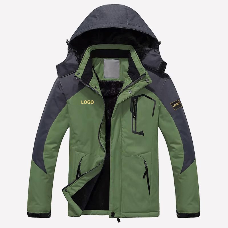 2024 hot sale men's waterproof jacket Outdoor Hiking windbreak Coats Waterproof Puffer Jacket for Winter Ski Man Jacket