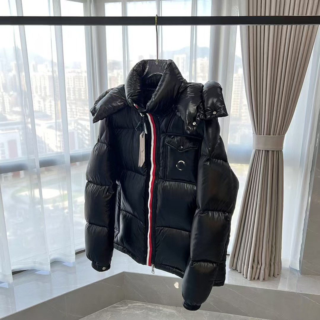 Designer Waterproof Winter Duck Down Jacket Hooded Coat Clothes Mid-Lenght Parka For Men Long Overcoat