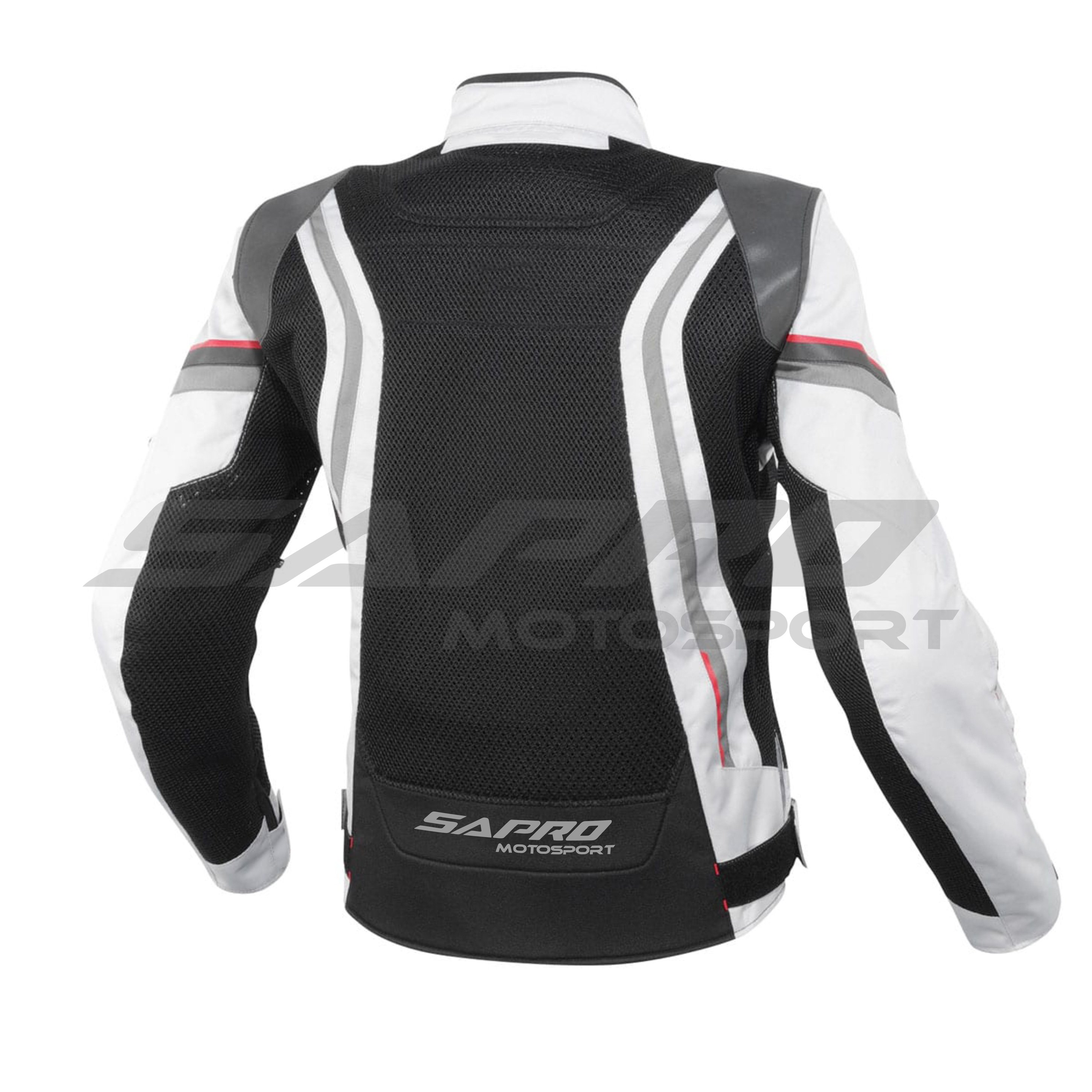 Ballistic Matt Mesh 600 D Polyester Summer Jacket Motorcycles Water-Proof Stand Collar Zipper Closure Washed Technics Solid