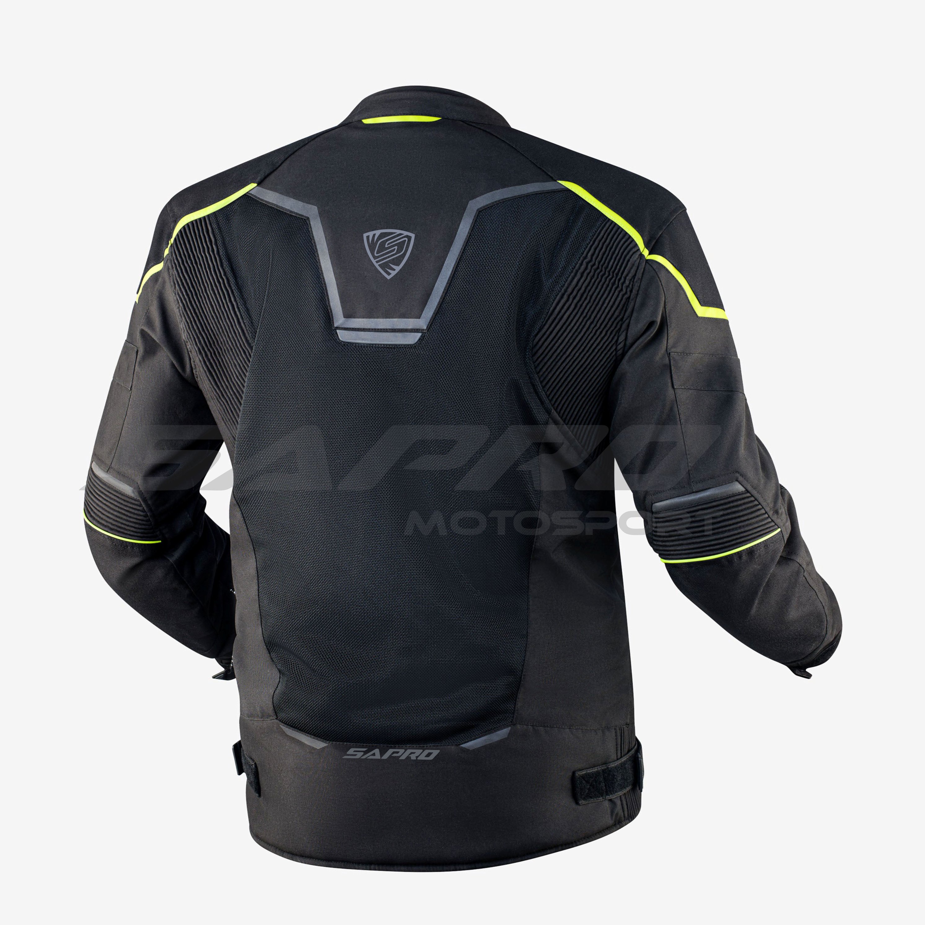 Ballistic Matt Mesh 600 D Polyester Summer Jacket Motorcycles Water-Proof Stand Collar Zipper Closure Washed Technics Solid
