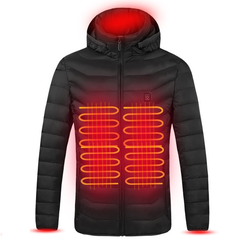 High Quality Lightweight Jacket Winter Men's Jacket 5V USB Battery Powered Heated Winter Windbreaker HIKING Jacket