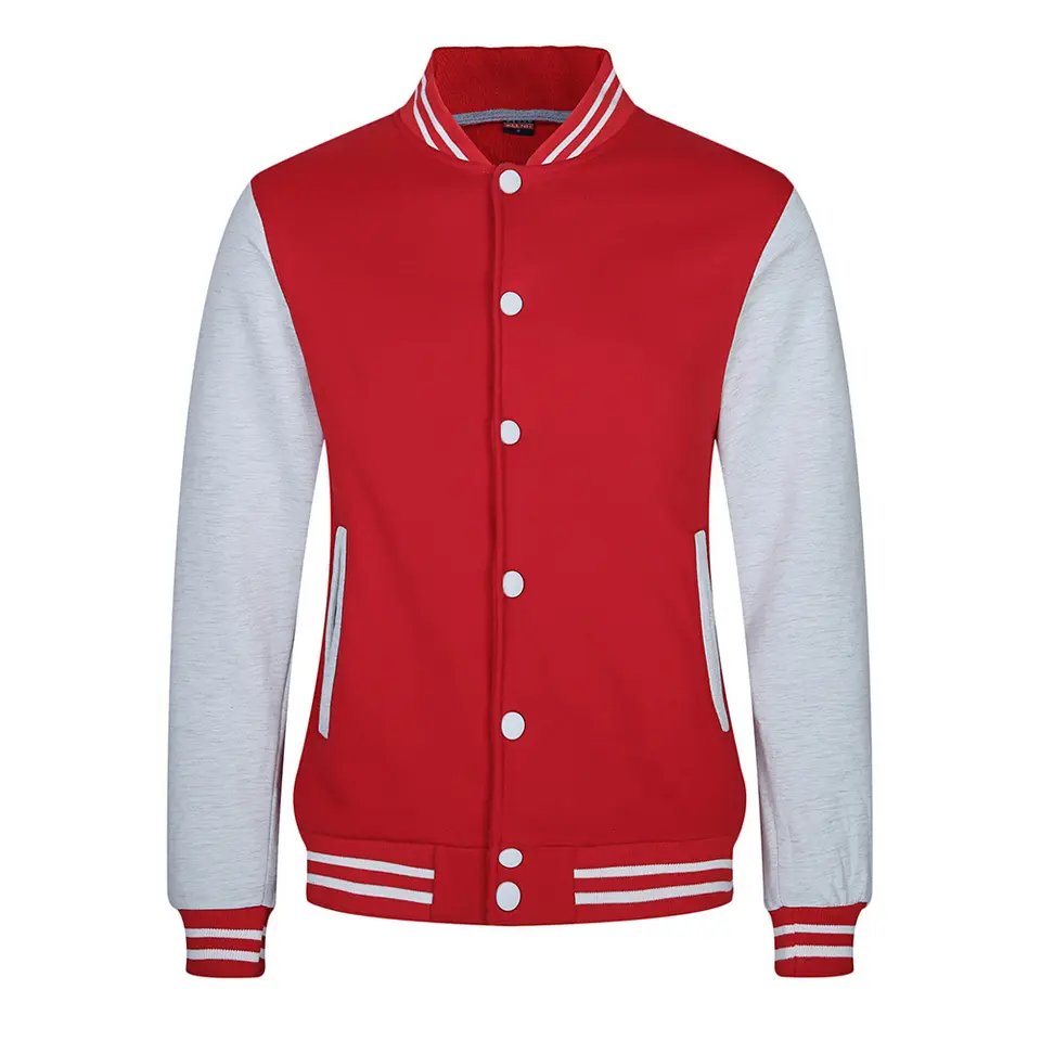 custom logo plain men's versity college jackets wholesale blank varsity jackets usa size letterman varsity jacket