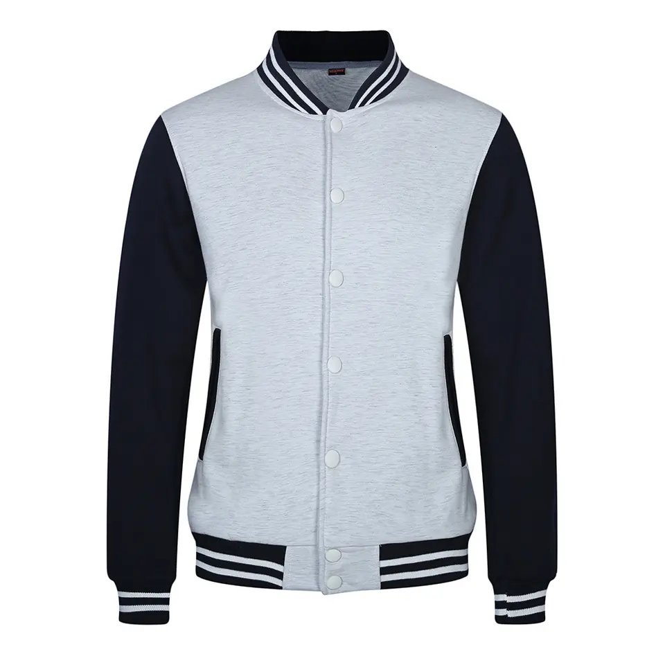 custom logo plain men's versity college jackets wholesale blank varsity jackets usa size letterman varsity jacket
