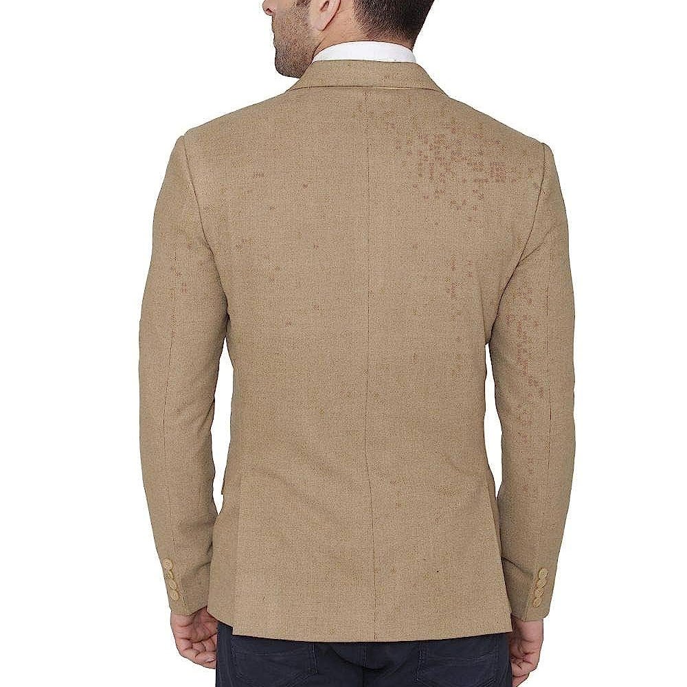 Customized Fashion Button Woolen Men tweed Jacket best quality Winter Heavy Tweed Plaid Jacket For Man