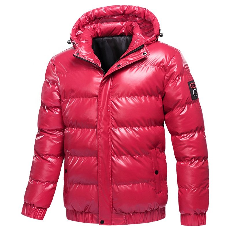 OEM Custom Printed Outdoor Male Padded Bubble Warm Winter Men Coats Puffer Jacket For Man