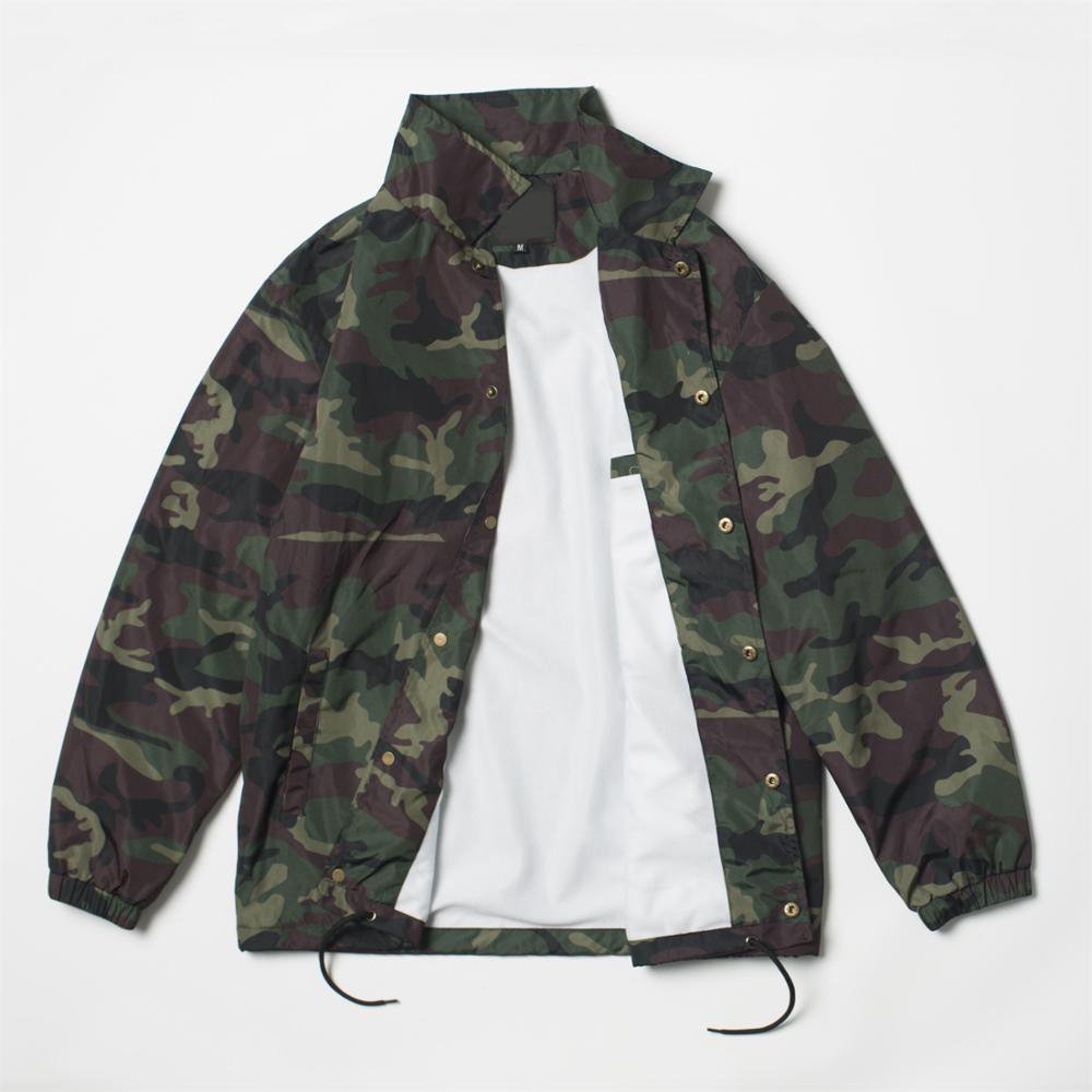 Solid Colors Custom Logo Men's With Hood Plain Jackets Men Wholesale High Quality Blank Coaches Jacket Soccer Jacket