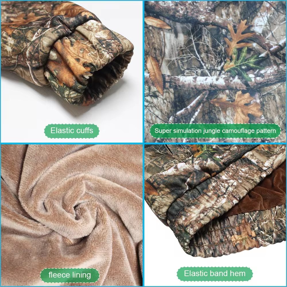 Hunting Heated Hoodies 5V Winter Heat Jacket Camouflage Outdoor Fishing Thick Adults Men Winter Products 2024 USB Heated Jacket