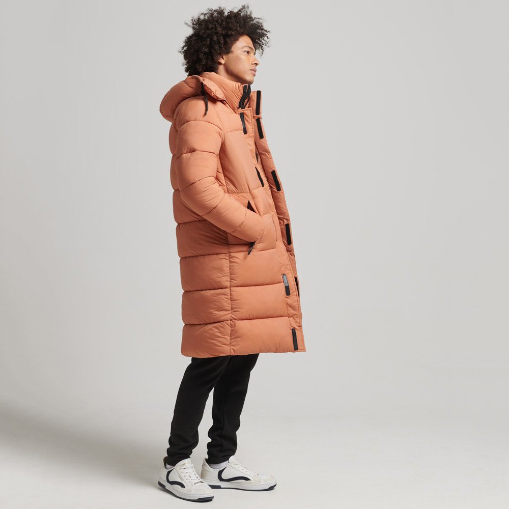 Men's Padded Reflective Jacket Quilted Coat Long Puffer New Outdoor Winter Wear OEM Long Puffer Jacket