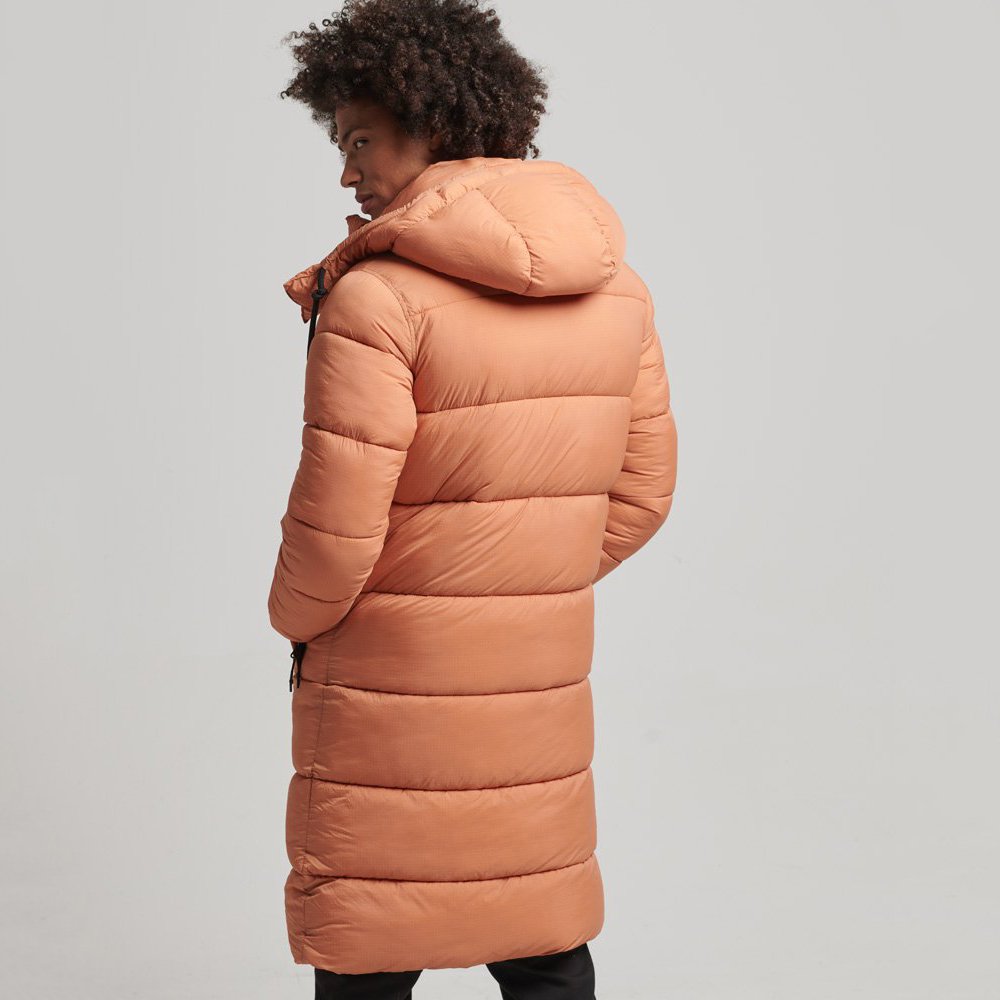 Men's Padded Reflective Jacket Quilted Coat Long Puffer New Outdoor Winter Wear OEM Long Puffer Jacket