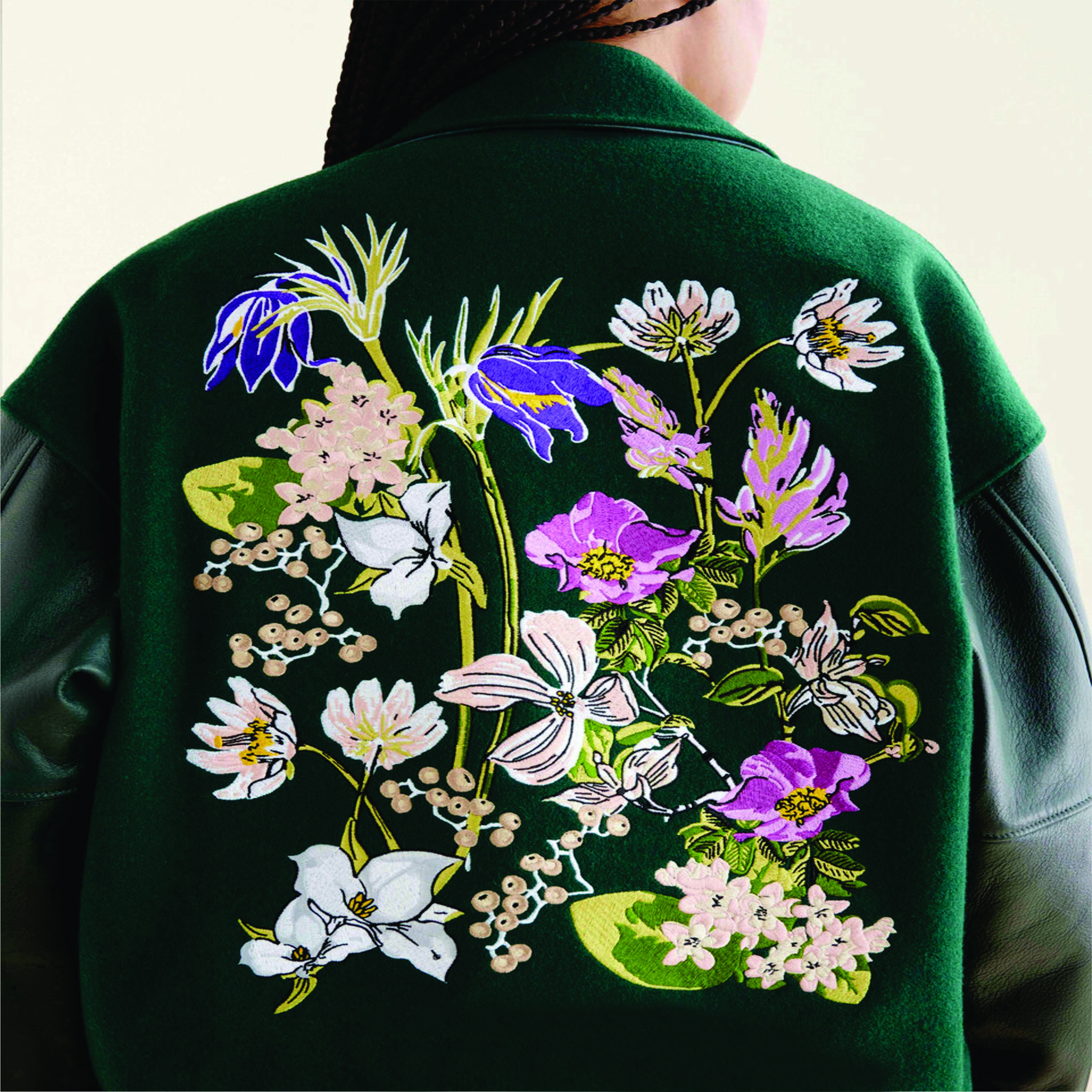 Letterman Varsity Jackets Plus Size Men's Leather Jackets Chenille Embroidery Color Block Ribbed Winter Baseball Jackets