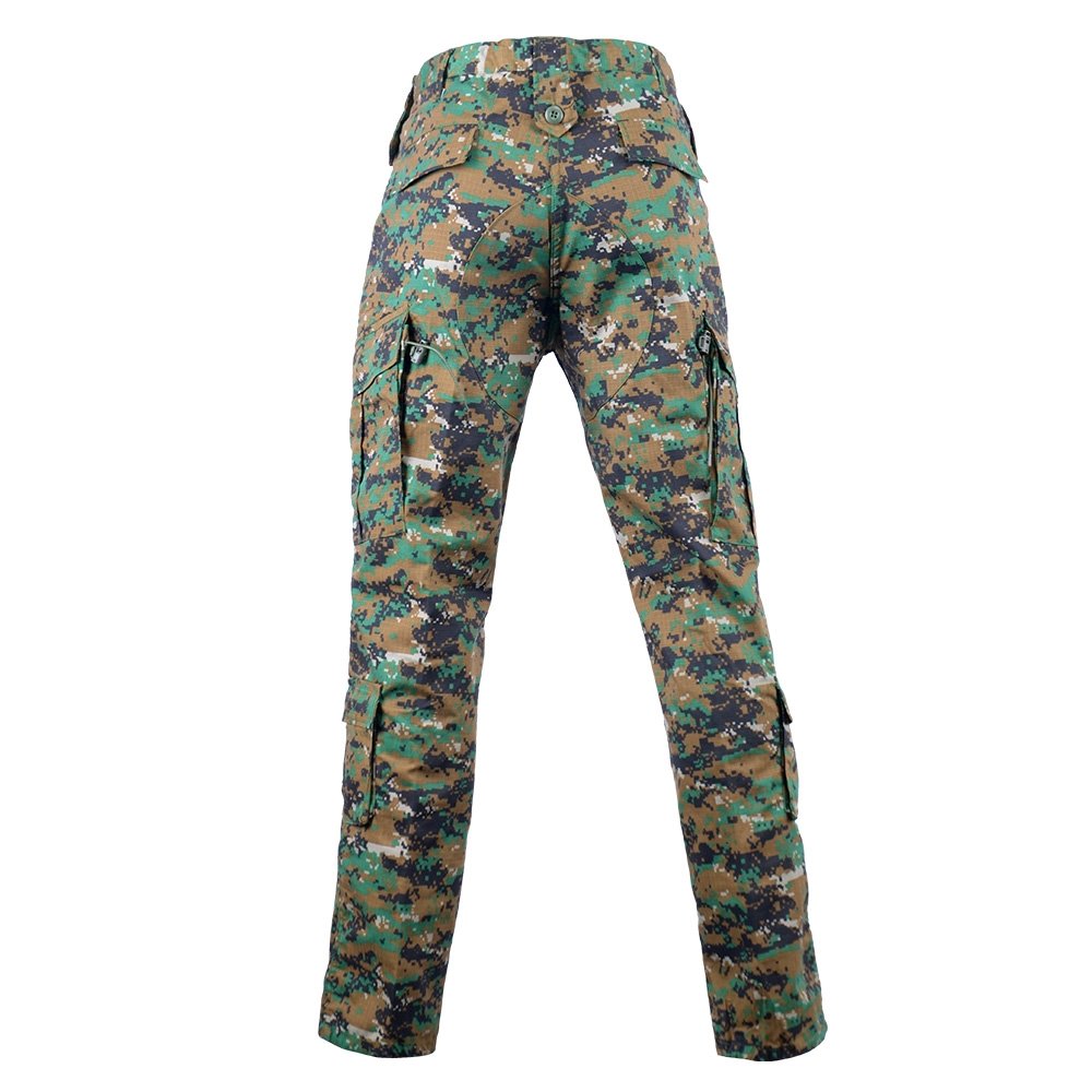 Men's Jacket Hiking camouflage clothing Digital Woodland training uniform used suit fishing