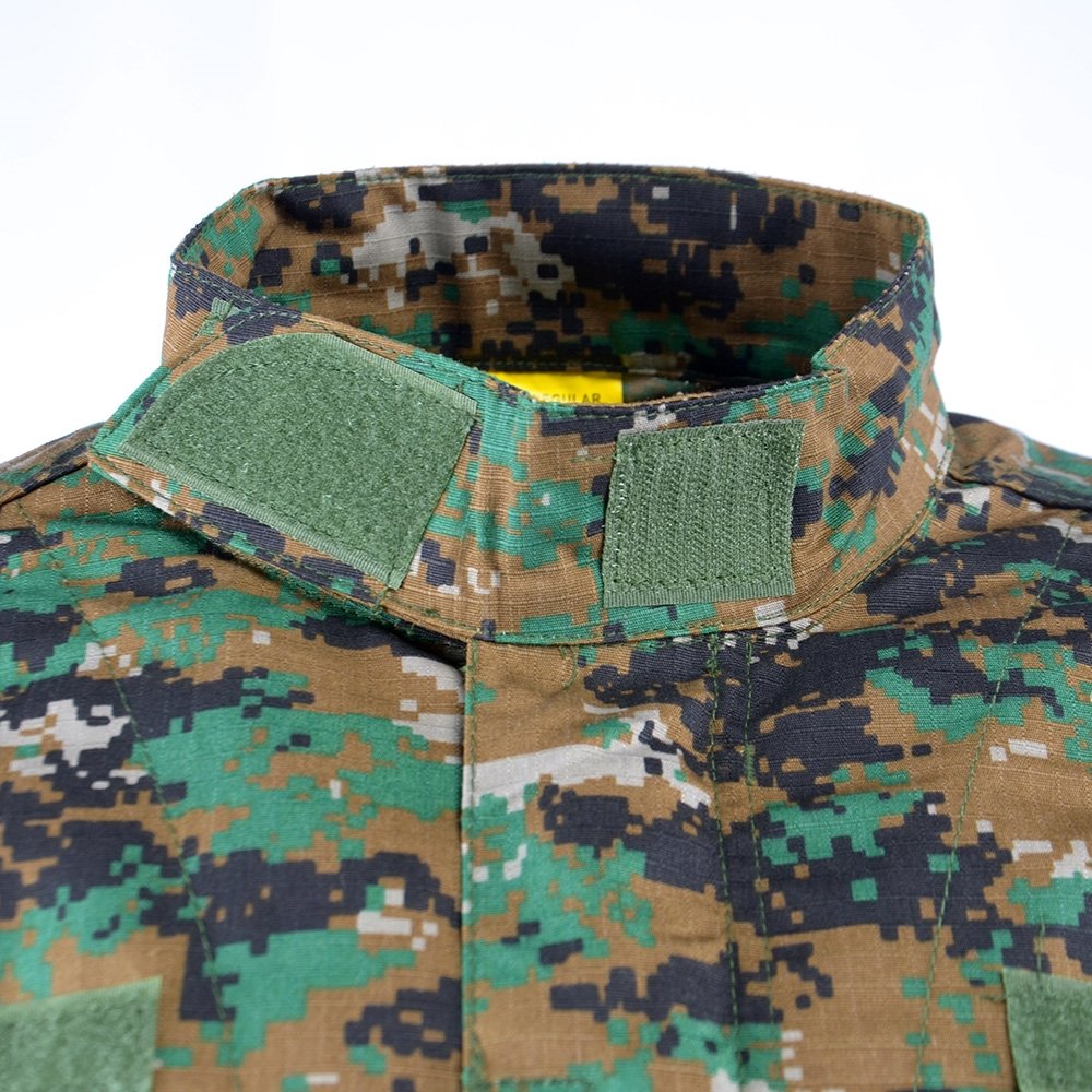 Men's Jacket Hiking camouflage clothing Digital Woodland training uniform used suit fishing