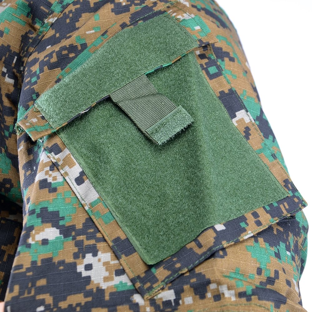 Men's Jacket Hiking camouflage clothing Digital Woodland training uniform used suit fishing
