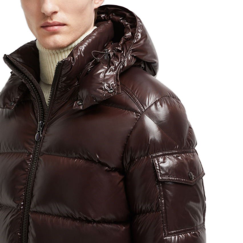 Luxurious quality custom puffer jacket double zipper head men's jacket hooded fashion men's winter jackets