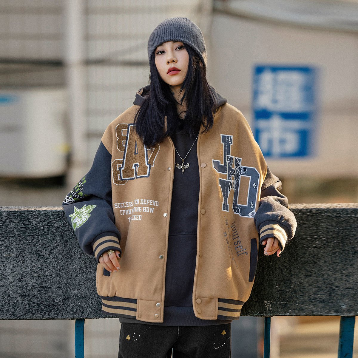 Unisex Men's Plus Size Fashion Varsity Jacket Colorblock Towel Applaique Embroidered Baseball Racing Bomber Winter Letterman