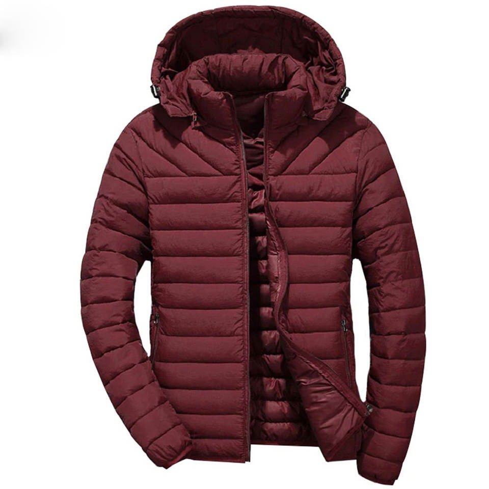 Full Sleeve Winter Puffer Jacket Men OEM Classic Work Puffy High Quality Puffer Jacket Wholesale padded jacket 2023
