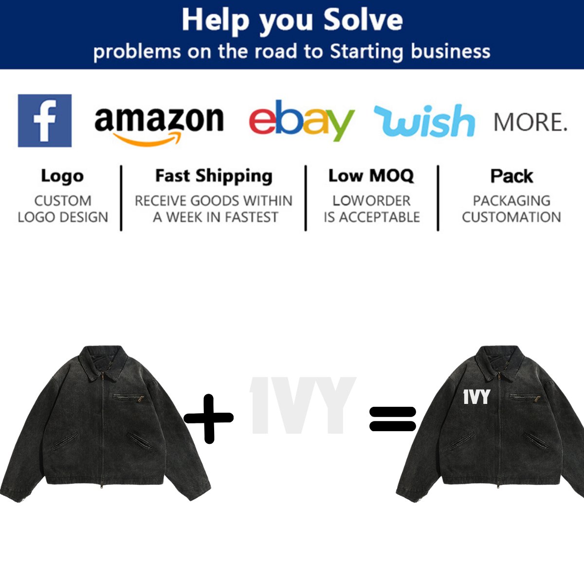 High Quality Mens Cotton Blank Denim Detroit Jacket Full Zip Up Custom Vintage Acid Wash Denim College Detroit Jacket