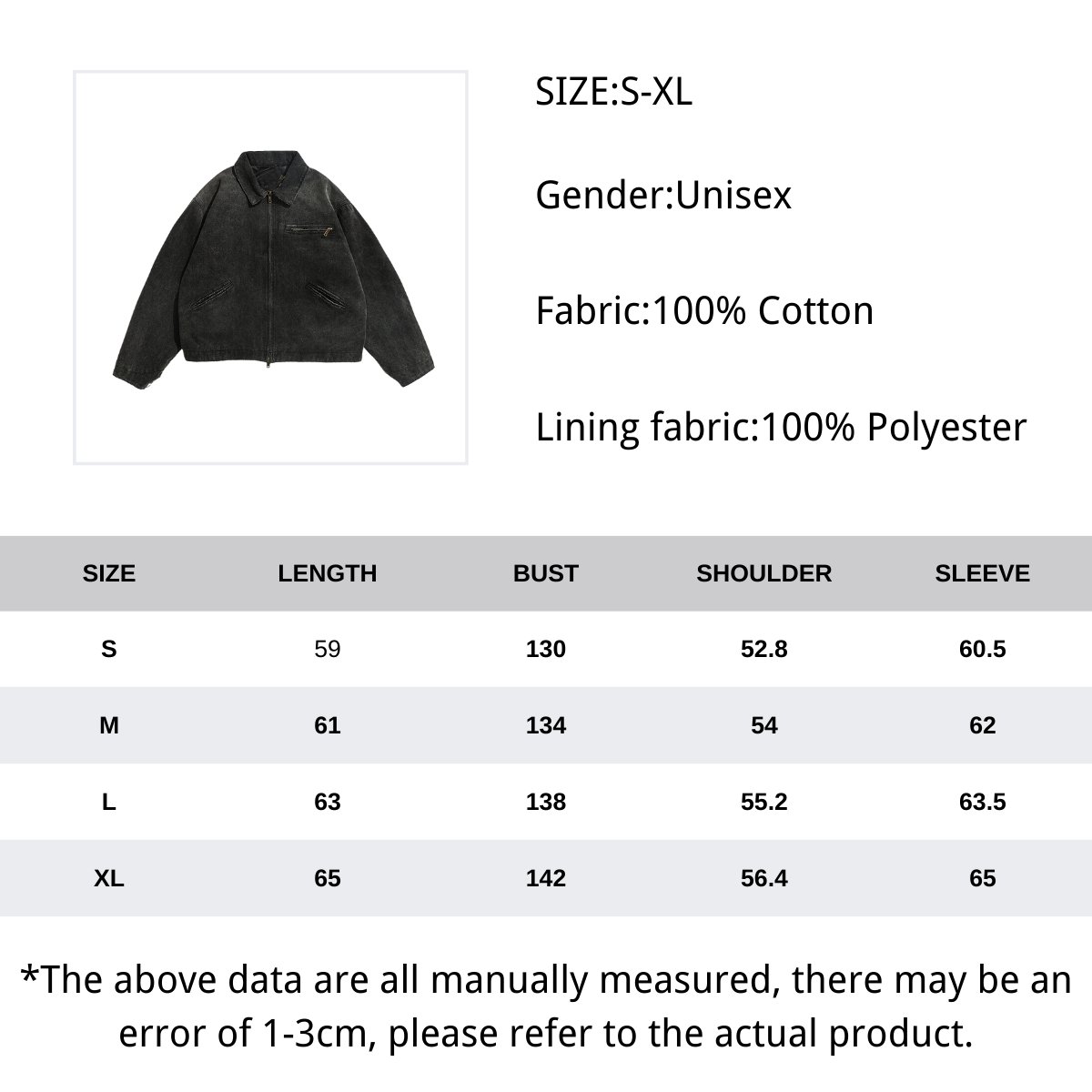 High Quality Mens Cotton Blank Denim Detroit Jacket Full Zip Up Custom Vintage Acid Wash Denim College Detroit Jacket
