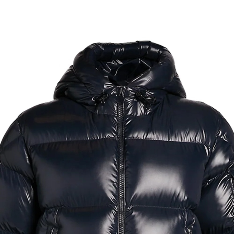 2022 Padded Coat Unisex Logo Cotton Designer Oem High Quality Oversized Winter Bubble Custom Men' S Shiny Puffer Jacket Men