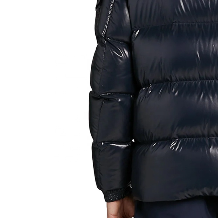 2022 Padded Coat Unisex Logo Cotton Designer Oem High Quality Oversized Winter Bubble Custom Men' S Shiny Puffer Jacket Men