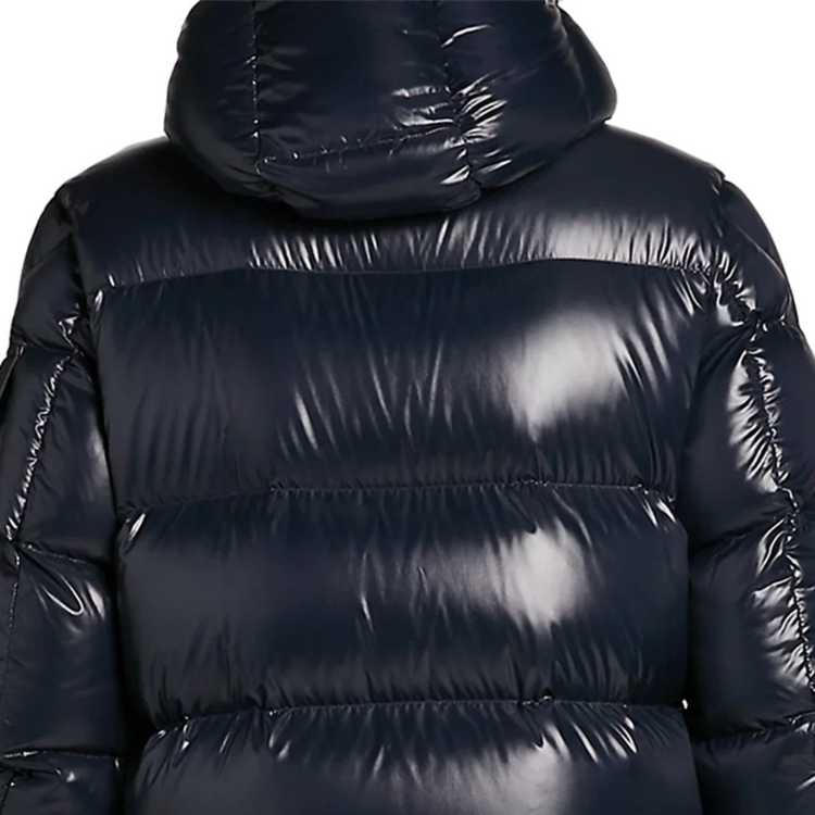 2022 Padded Coat Unisex Logo Cotton Designer Oem High Quality Oversized Winter Bubble Custom Men' S Shiny Puffer Jacket Men
