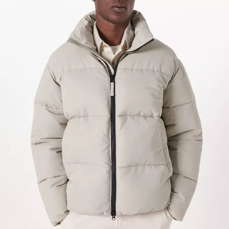 High Quality OEM Winter Custom manufacturer Men's Sublimation Oversized puffer down jackets without hood