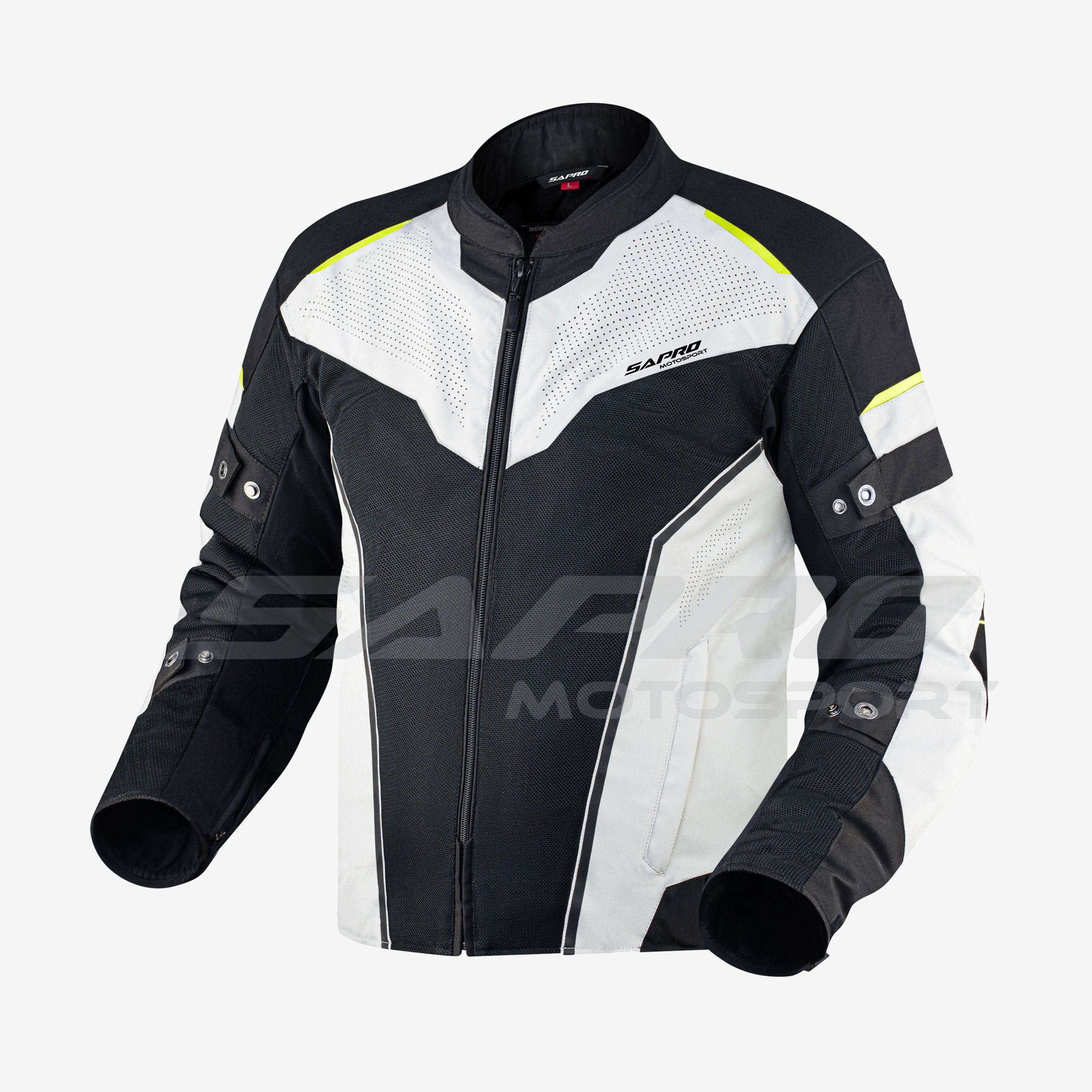 High Quality Summer Motorcycle Jacket 600d Polyester and Ballistic Matt Mesh Fabric Solid Pattern OEM Service Available