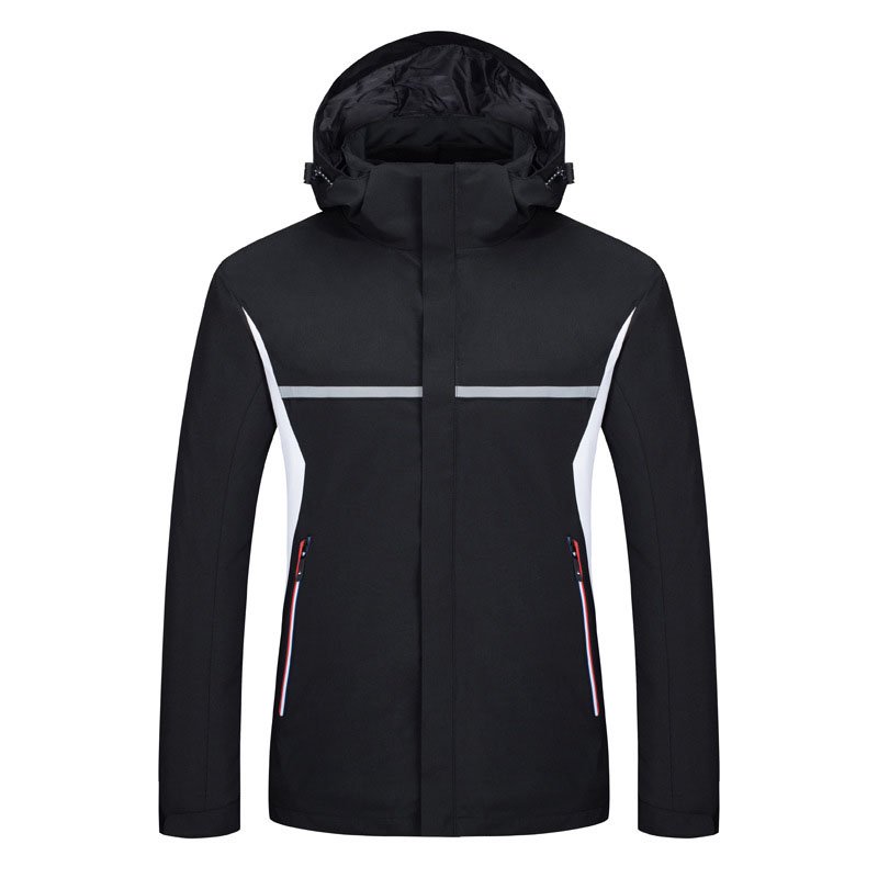 Custom Logo Autumn winter men's and women's jackets 3-in-1 Luxury Quality warm hiking ski suits 2pieces Jacket Outdoor Plus size